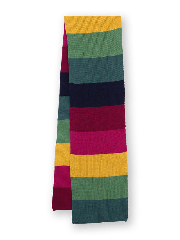 Cliff knit scarf rainbow