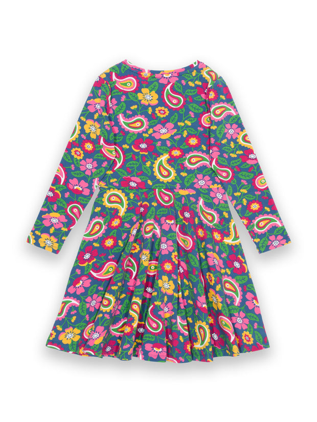 Paisley pop skater dress