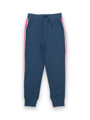 Side stripe joggers navy