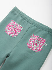 Sweet ditsy jogger flares