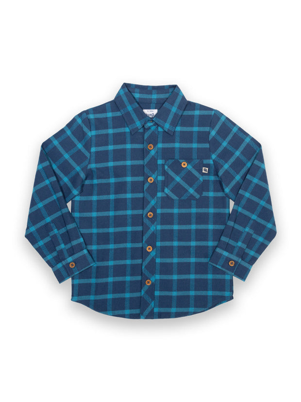 Check shirt navy