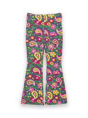 Paisley pop legging flares