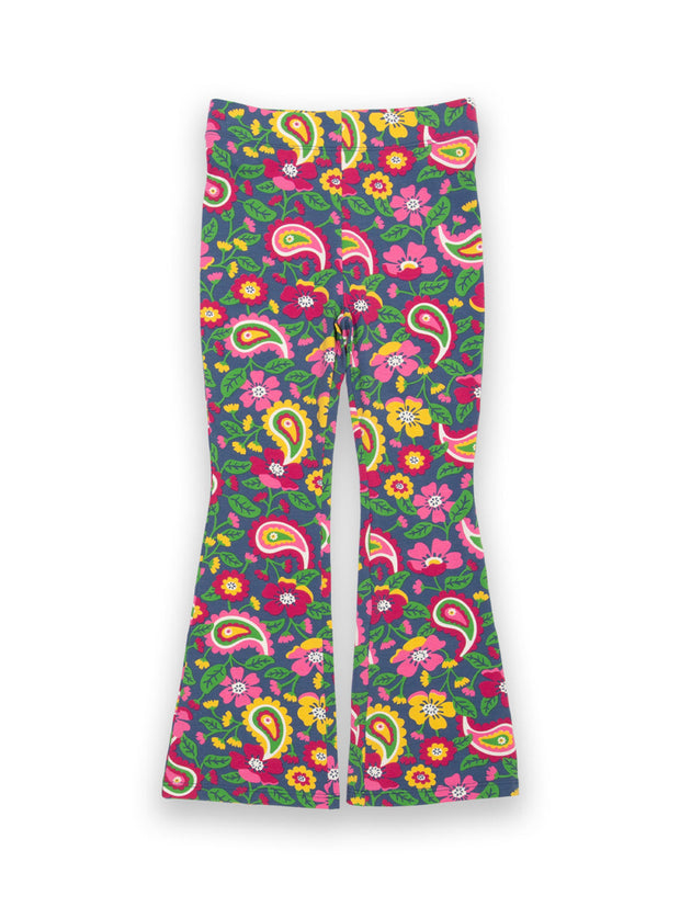 Paisley pop legging flares