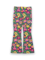 Paisley pop legging flares