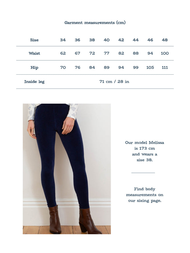 Lytchett velvety leggings