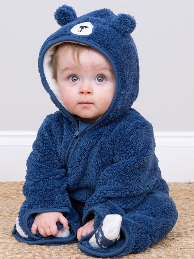 Mr Bear fleece onesie