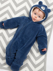 Mr Bear fleece onesie