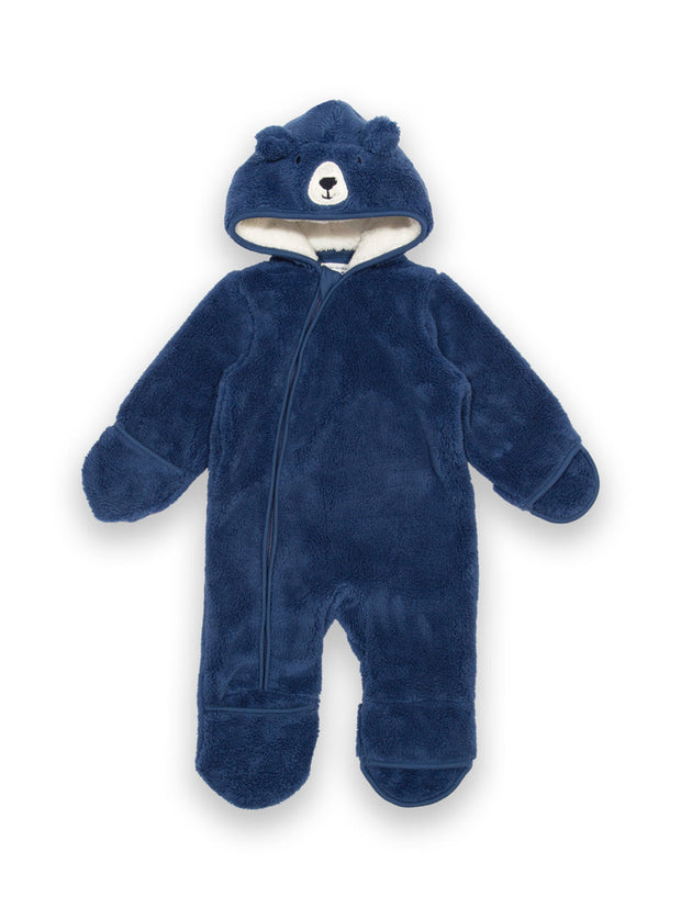 Mr Bear fleece onesie