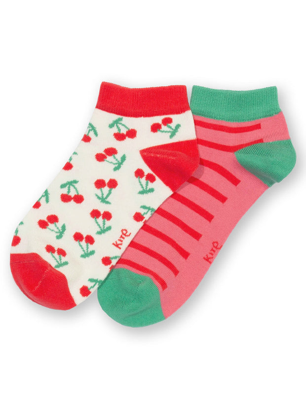 Cherry friends trainer socks