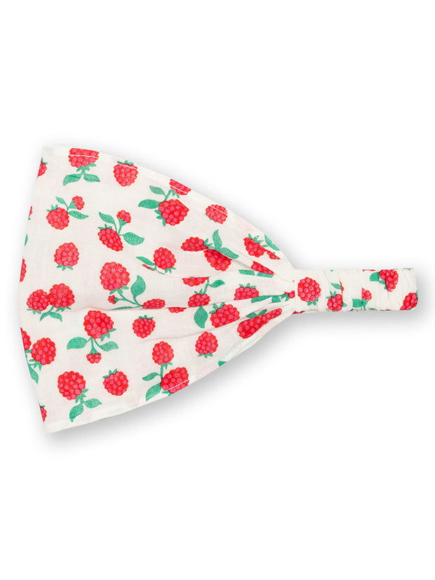 Raspberry bandana hairband