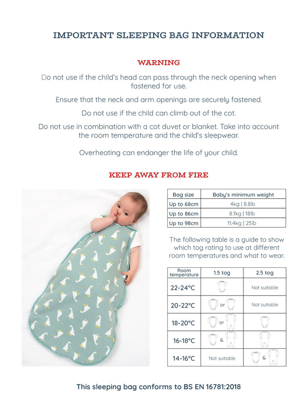 Little goose sleep bag