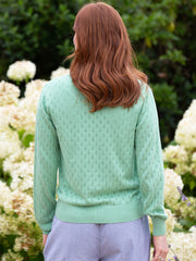 Sandecotes knit cardigan mint