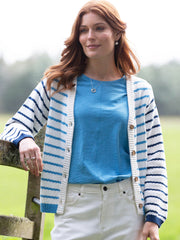 Shapwick knit cardigan stripe