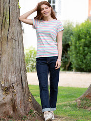 Portesham jersey t-shirt rainbow stripe