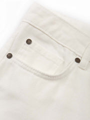 Newton cropped straight leg jeans ivory