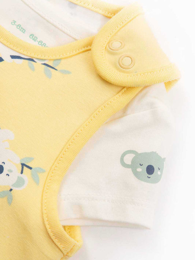 Koala time dungaree set