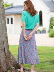 Middlemarsh jersey skirt meadow ditsy bright