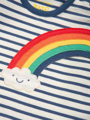 Happy rainbow romper