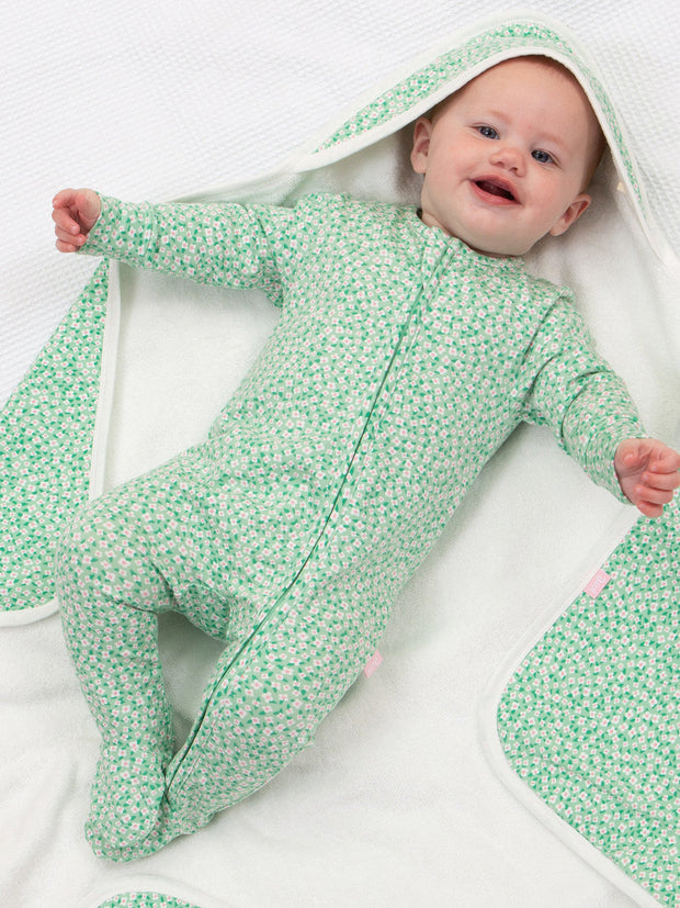 Dinky ditsy sleepsuit