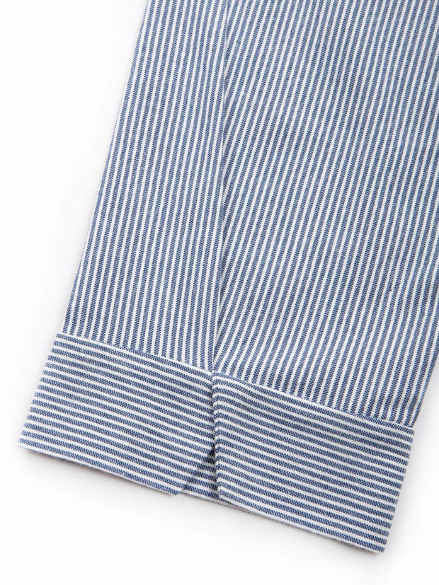 Whitmore 3/4 sleeve ticking shirt