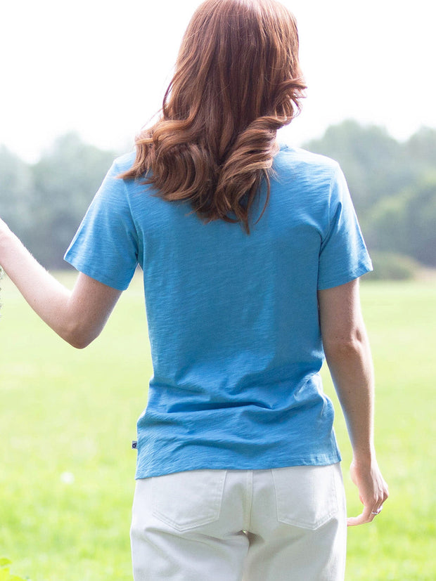 Sandford slub jersey t-shirt bay blue