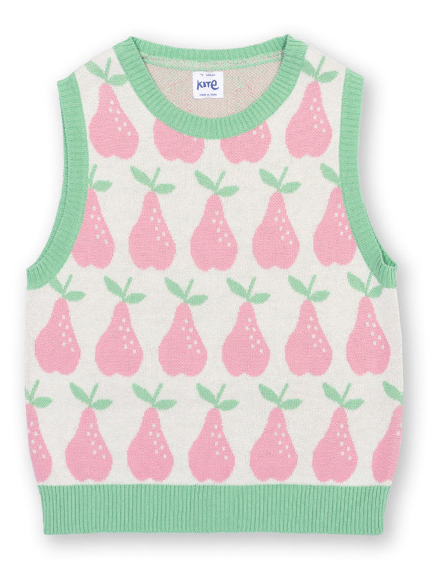 Pear-fect knit vest