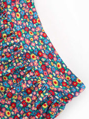 Meadow ditsy skort bright