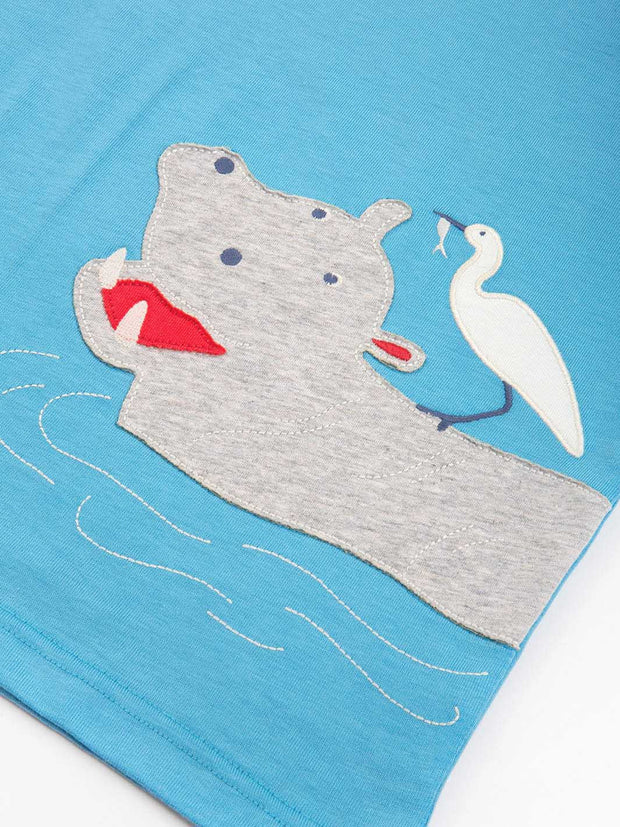 Happy hippo t-shirt