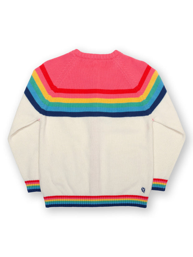 Rainbow cardi