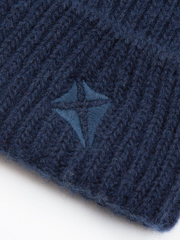 Winterborne knit beanie hat midnight
