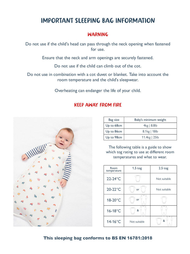 Old MacDonald sleep bag
