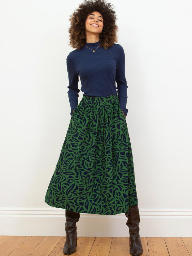 Mudeford cord skirt