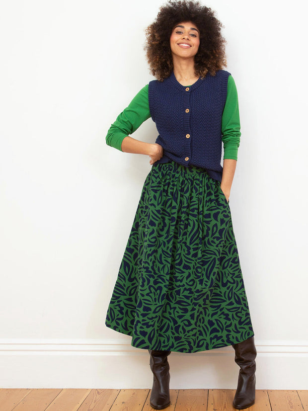 Mudeford cord skirt