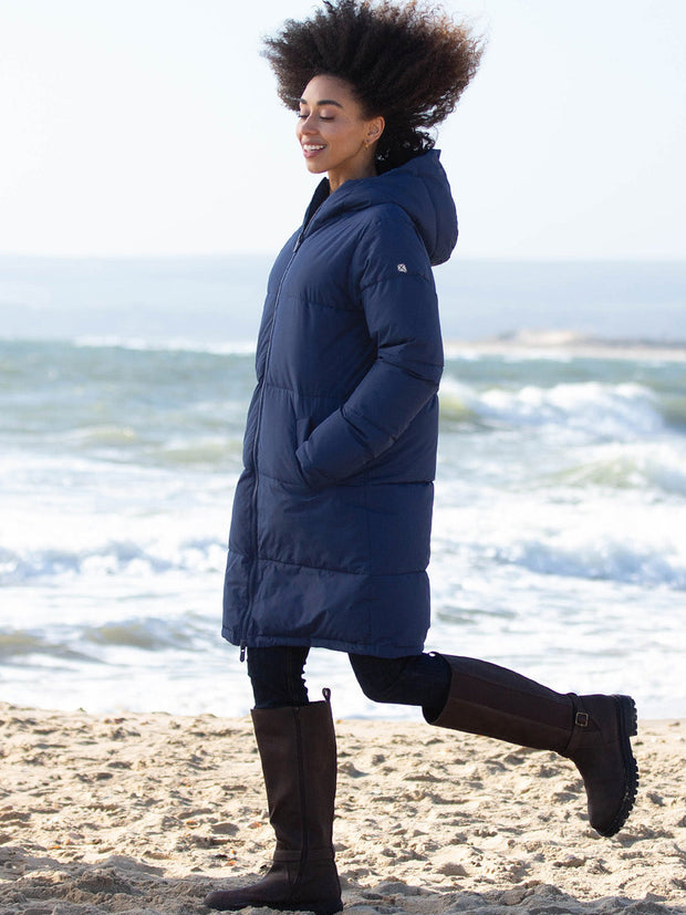 Ash padded duvet coat