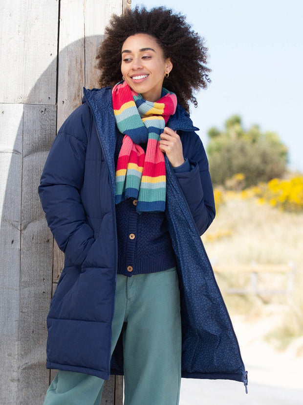 Ash padded duvet coat