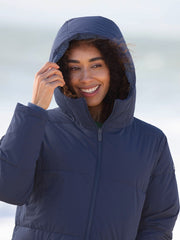 Ash padded duvet coat