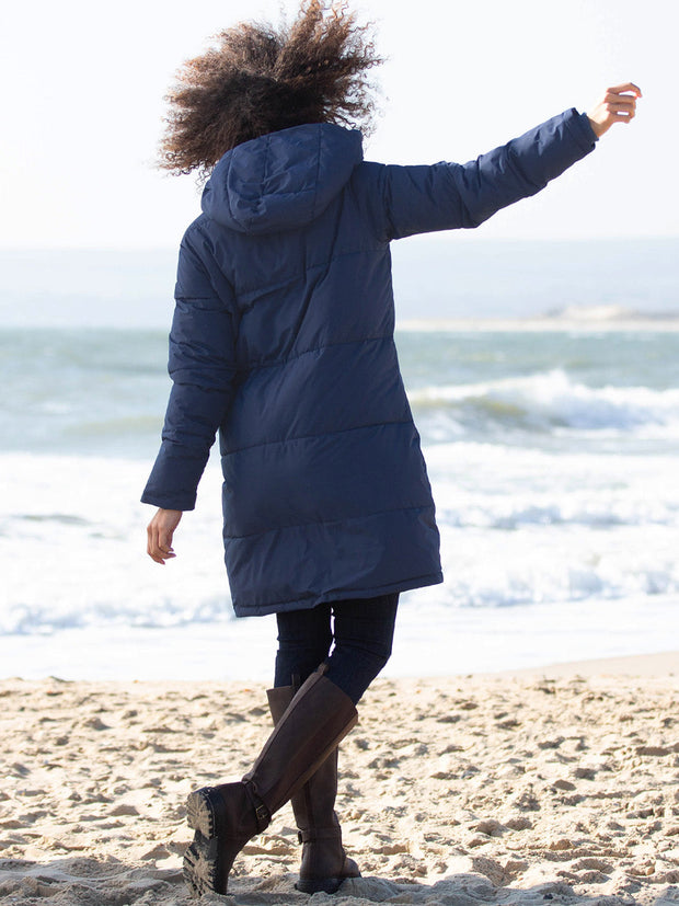 Ash padded duvet coat