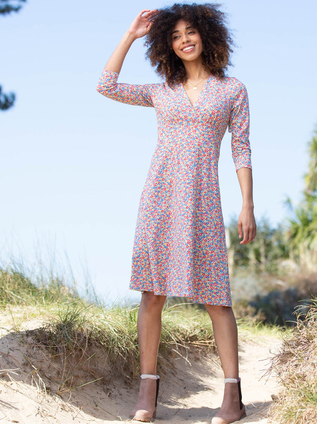 Cheselbourne 3/4 sleeve jersey dress