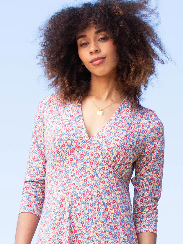 Cheselbourne 3/4 sleeve jersey dress
