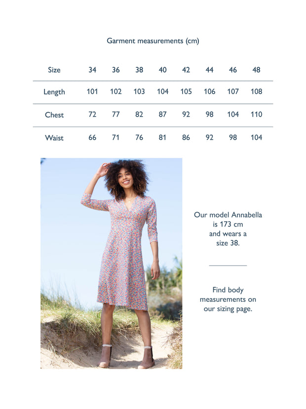 Cheselbourne 3/4 sleeve jersey dress