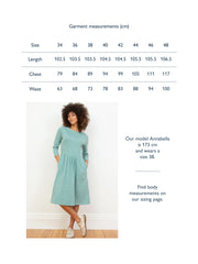 Beechwood 3/4 sleeve jersey dress