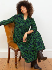 Charborough 3/4 sleeve cord dress