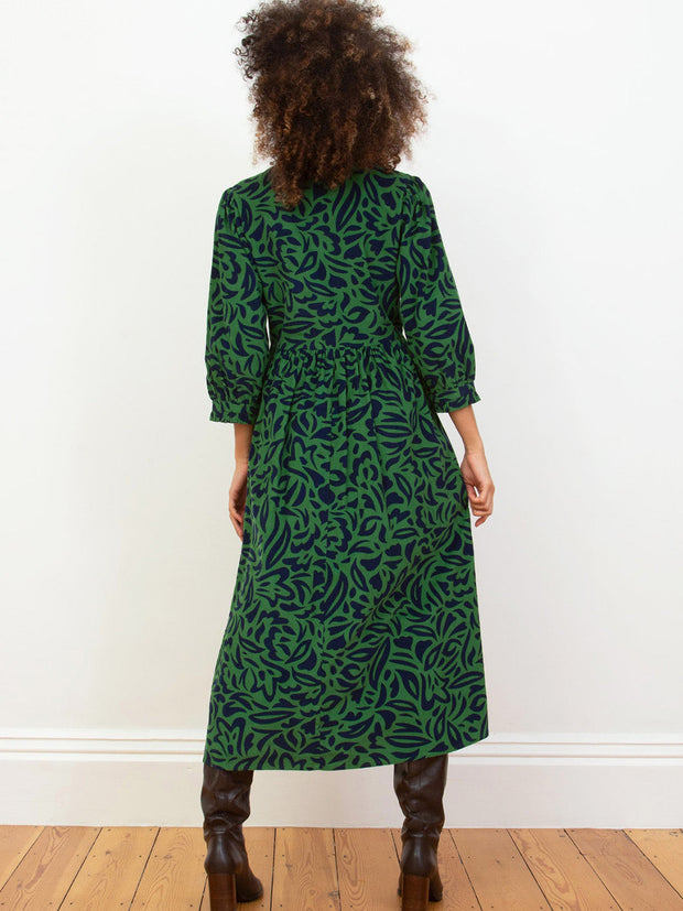 Charborough 3/4 sleeve cord dress