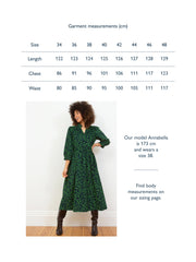 Charborough 3/4 sleeve cord dress