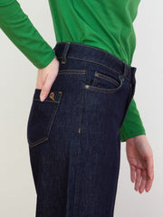 Wareham wide leg denim jeans