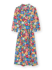 Morcombelake 3/4 sleeve poplin dress
