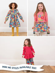 Morcombelake 3/4 sleeve poplin dress