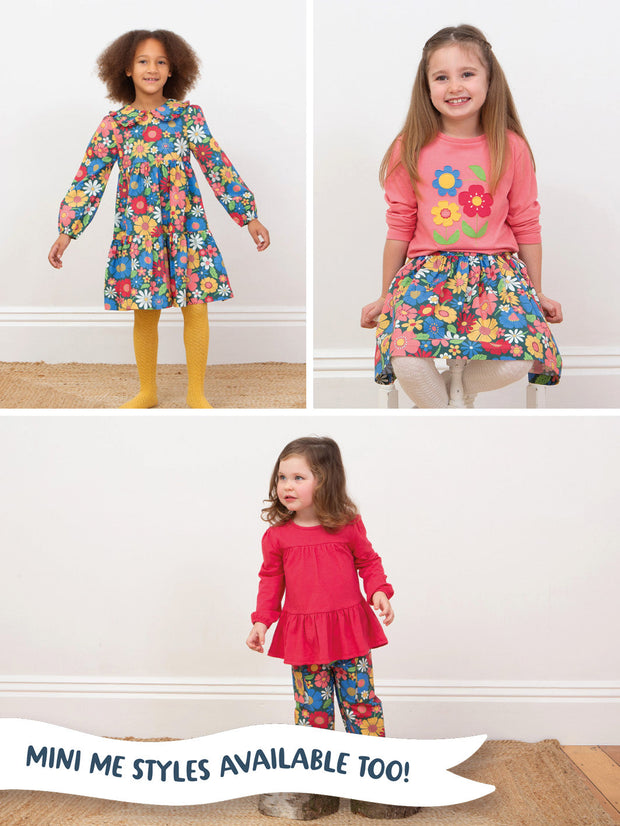Morcombelake 3/4 sleeve poplin dress