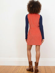 Purewell cord pinafore dress