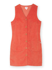 Purewell cord pinafore dress